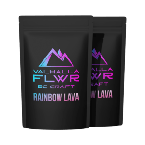 rainbow lava - two pouch mockup - black
