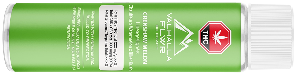 Crenshaw Melon Pre-Roll - Valhalla Flwr
