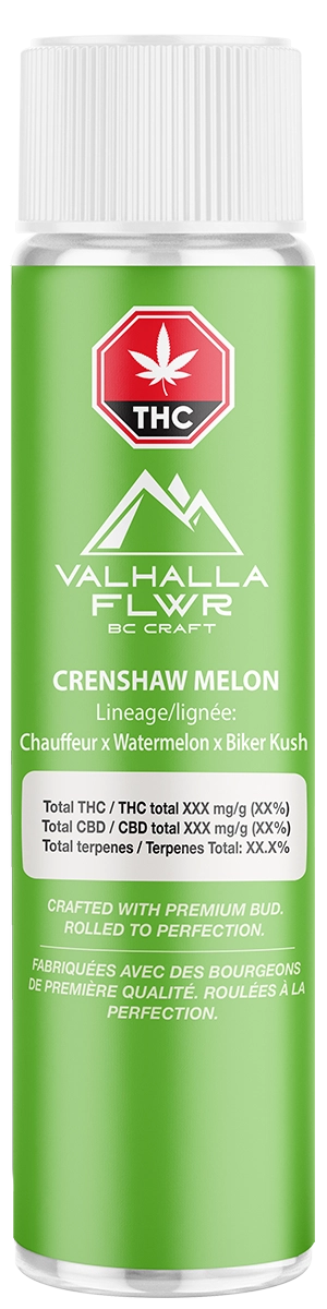 Crenshaw Melon Pre-Roll - Valhalla Flwr