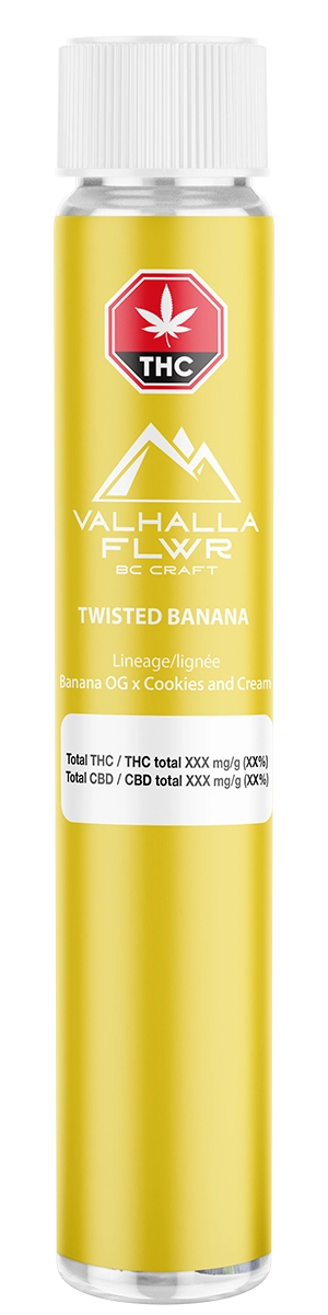 Twisted Banana Pre-Roll - Valhalla Flwr